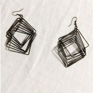 Black silver hangings